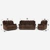Juego de Living Rosen Jarrie 3-2-1 Cuerpos Caf&eacute;