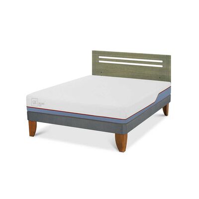 Imagen 2 del producto Cama Europea CIC 2 Plazas Excellence Plus + Respaldo Munich Olivo