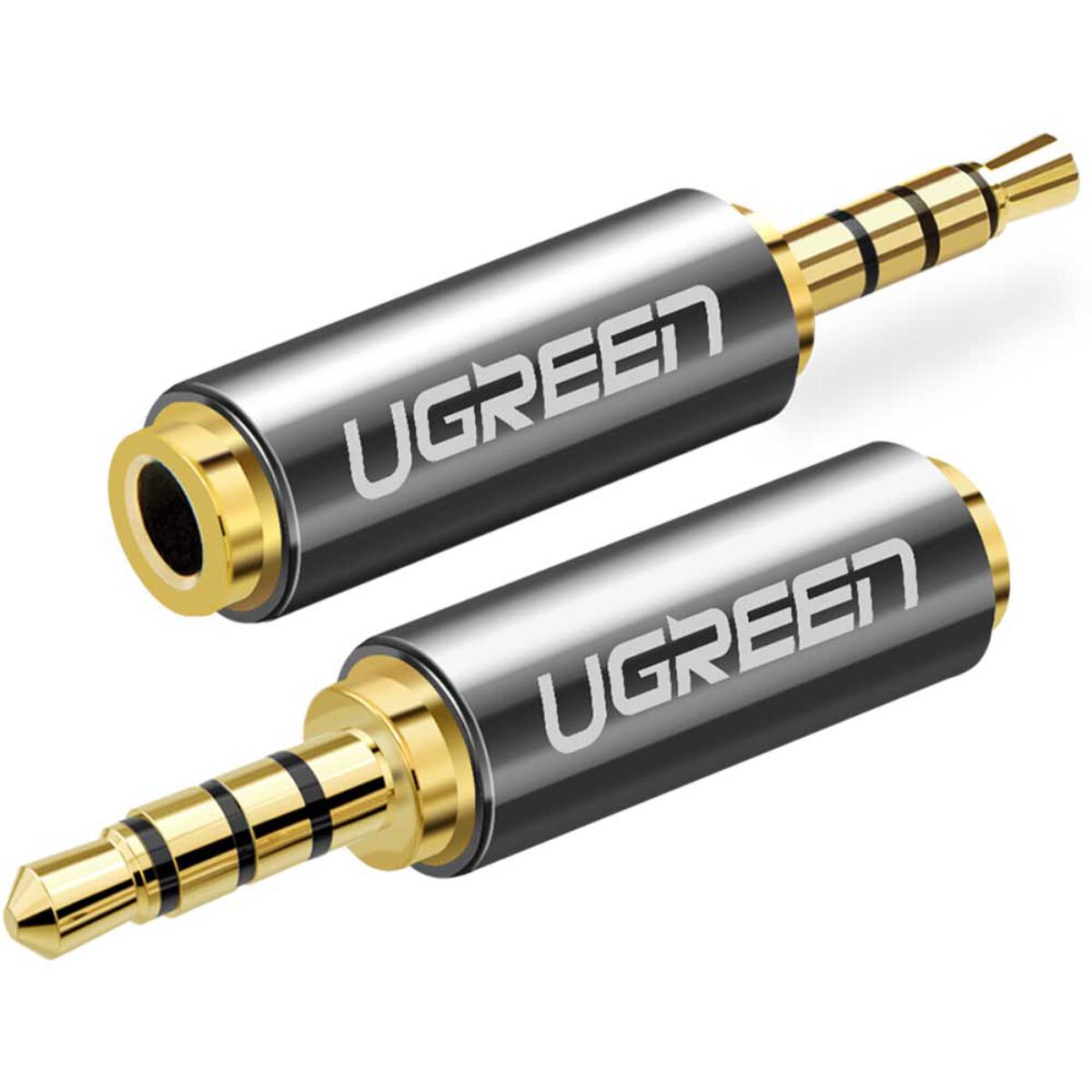 Adaptador Plug 2.5Mm A Jack 3.5Mm M/H Mic Compatible Ugreen 20501