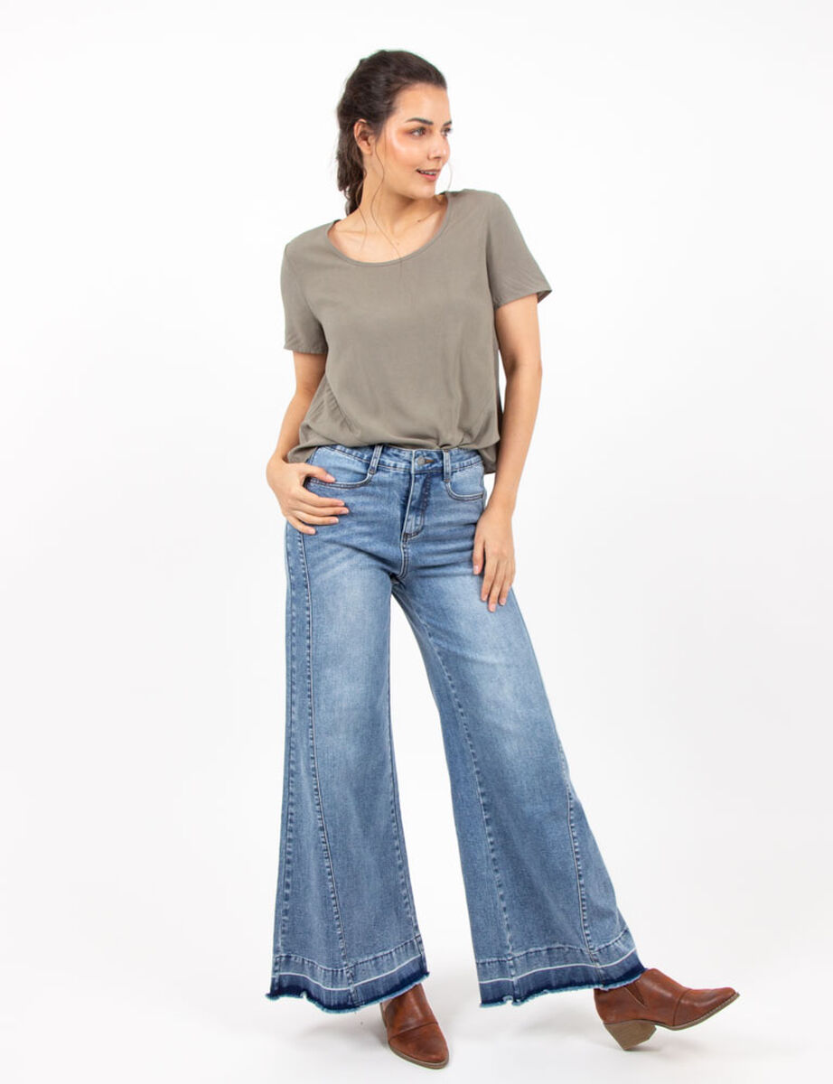 Jeans Palazzo Mujer Alma