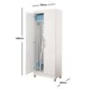 Despensa Home Mobili Borda 2 Puertas Blanco