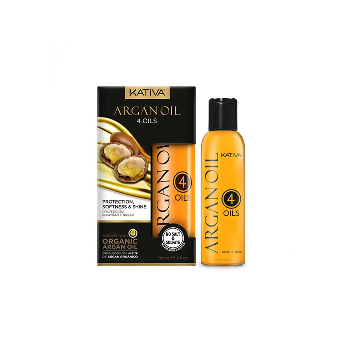Serum Kativa Argan 4 Aceites 60 ml