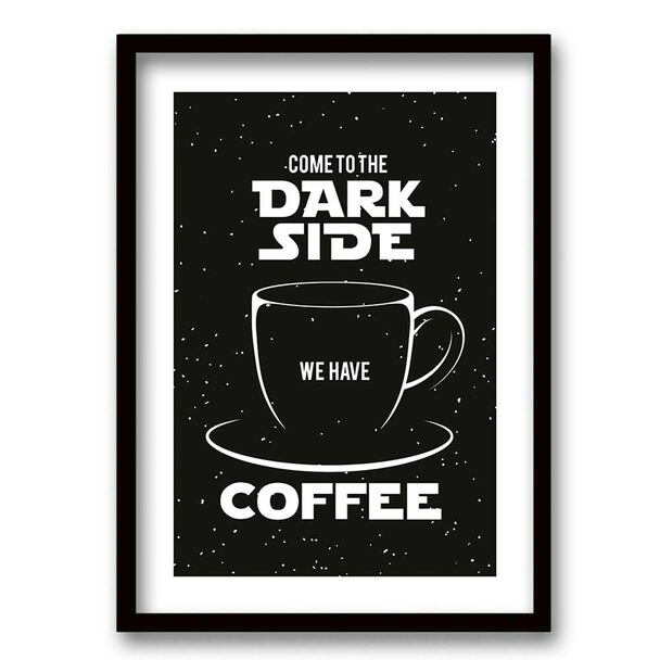 Cuadro Decorativo Retela Coffee Black 50 x 35 cm
