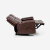 Sof&aacute; Reclinable Rosen Tolosa 2 Cuerpos Marr&oacute;n