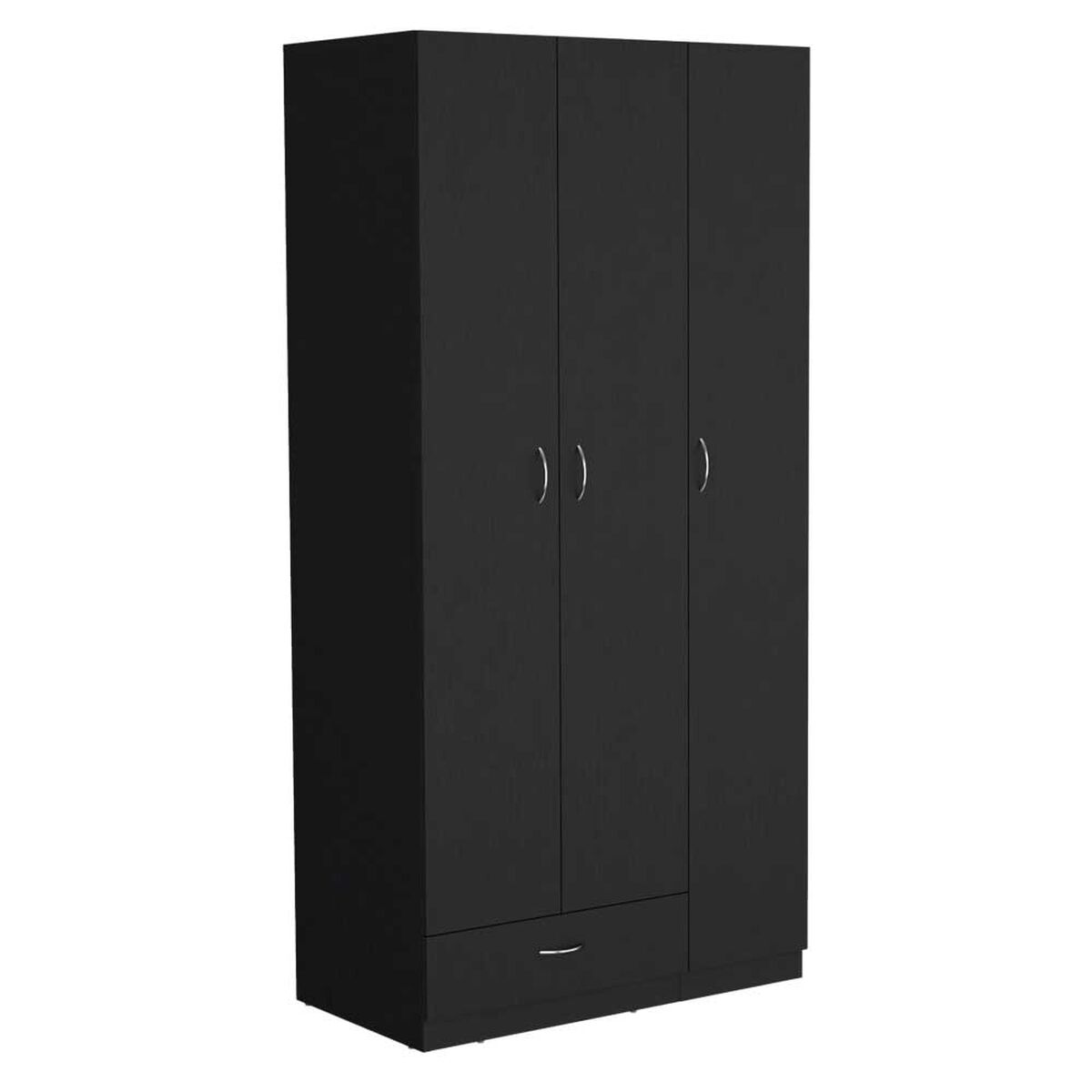 Clóset TuHome Z-90 3 Puertas 1 Cajón Wengue