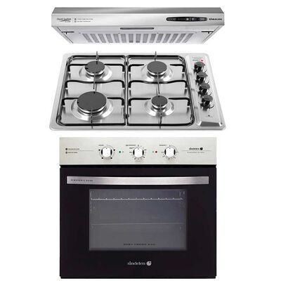Kit de Cocina Sindelen Horno Empotrable HE-7200IN + Encimera CEG-4600IN + Campana CA-610EIN