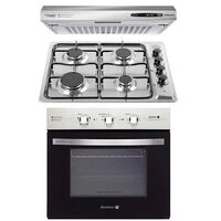 Kit de Cocina Sindelen Horno Empotrable HE-7200IN + Encimera CEG-4600IN + Campana CA-610EIN