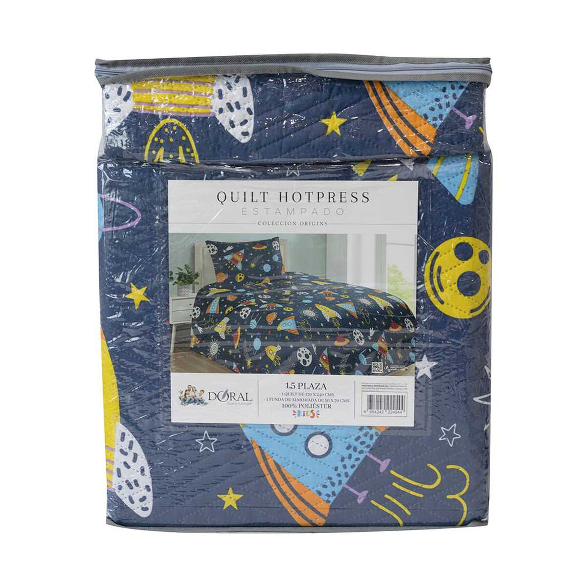 Quilt Infantil Doral 1,5 Plazas Origins Espacio