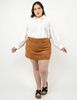 Falda Mini Terciopelo Plush Mujer Extralindas