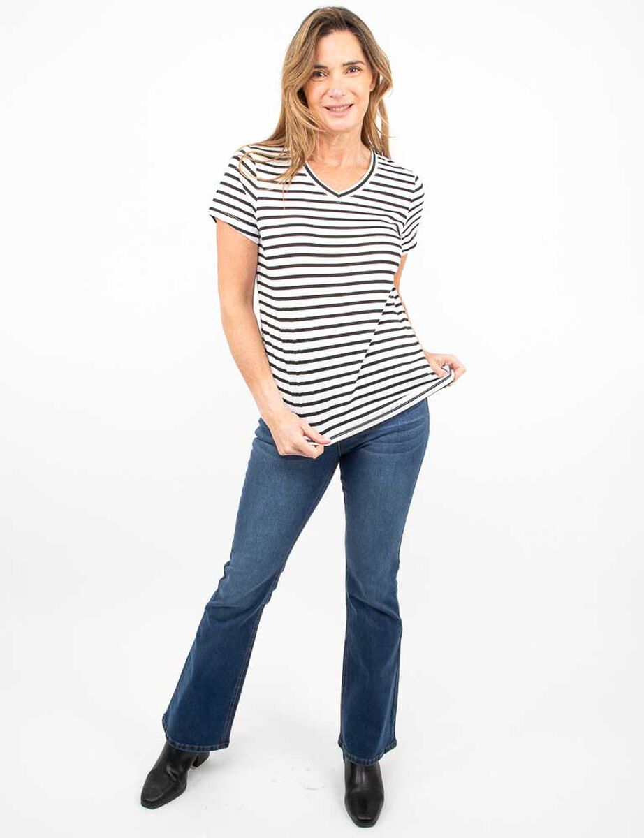 Polera Manga Corta Mujer Portman Club