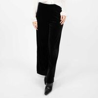 Pantalón Terciopelo Plush Mujer Zibel Negro