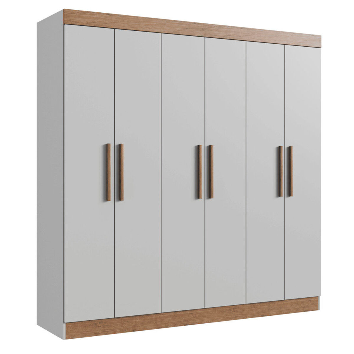 Clóset Exit 6 Puertas 2 Cajones Gris/Café