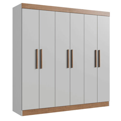 Clóset Exit 6 Puertas 2 Cajones Gris/Café
