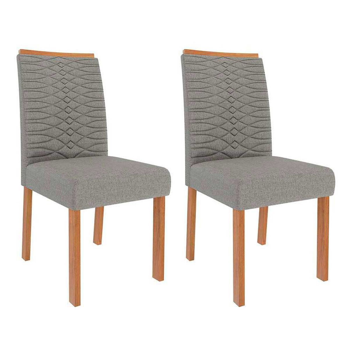 Juego de Comedor Decocasa Patricia 4 Sillas Off White