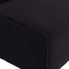 Poltrona Bodevir Soft Felpa 2 Cuerpos Negro