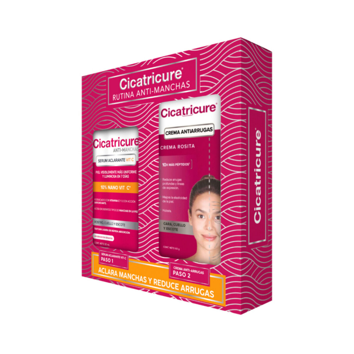 Pack Cicatricure Anti-Manchas Serum Aclarante Vit C 30 Ml + Crema Antiarrugas Rosita 60 G