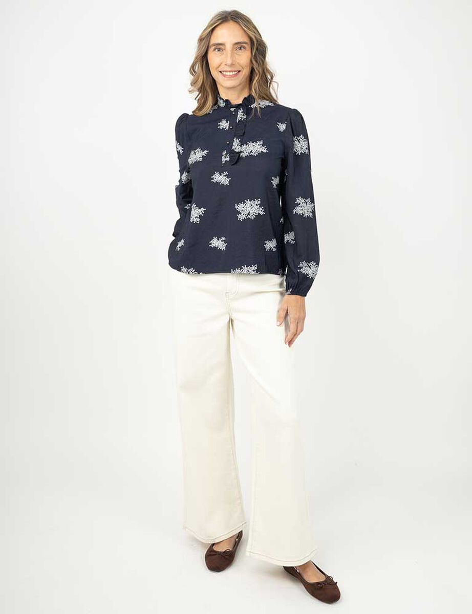 Blusa Manga Larga Mujer Portman Club