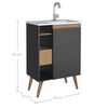 Vanitorio + Lavamanos Vekkahome Lotus 60 Negro