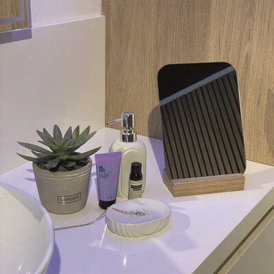 Imagen 1 del producto Espejo Base Madera TuHome Bass 25 x 18 cm