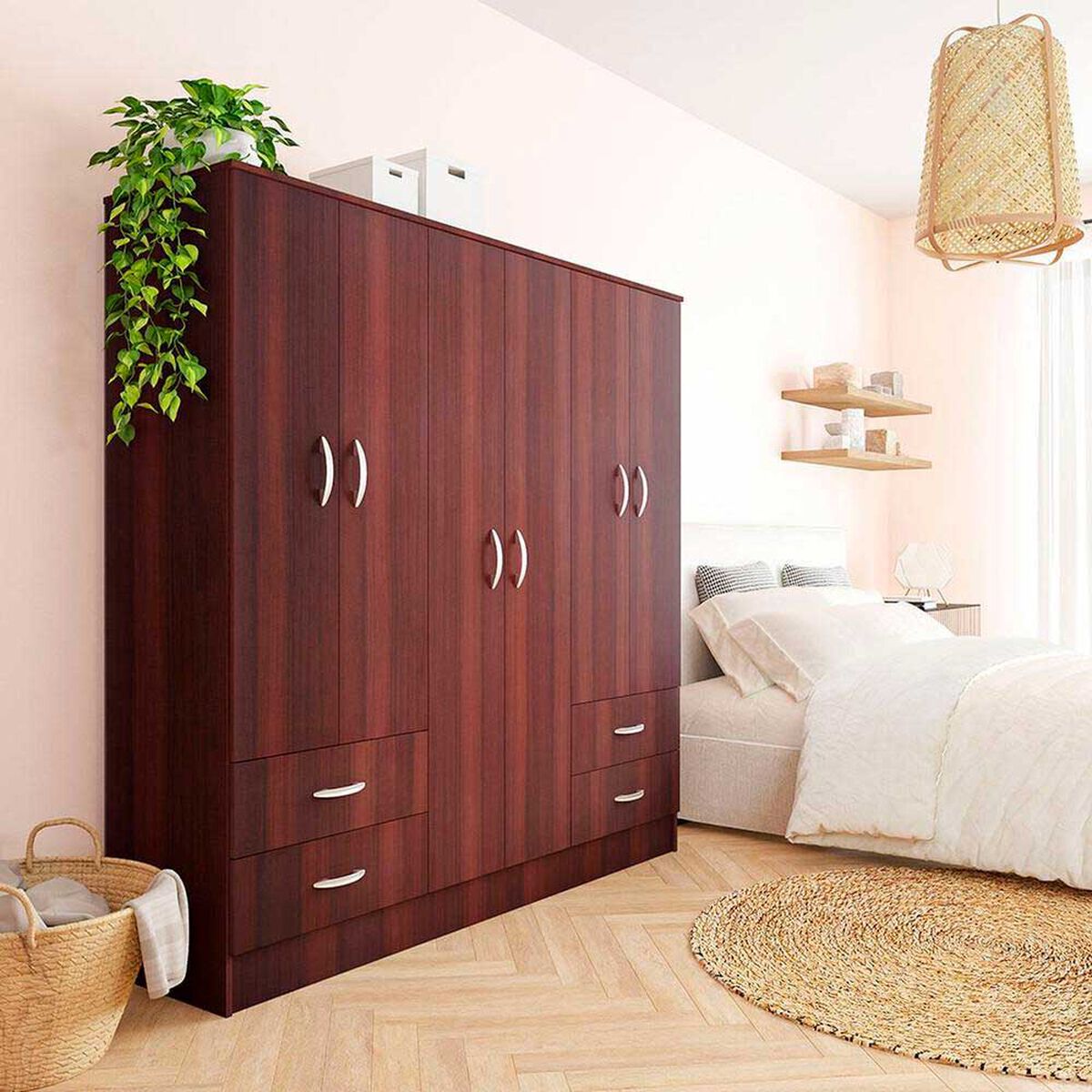 Cl&oacute;set Maipo 6 Puertas 4 Cajones