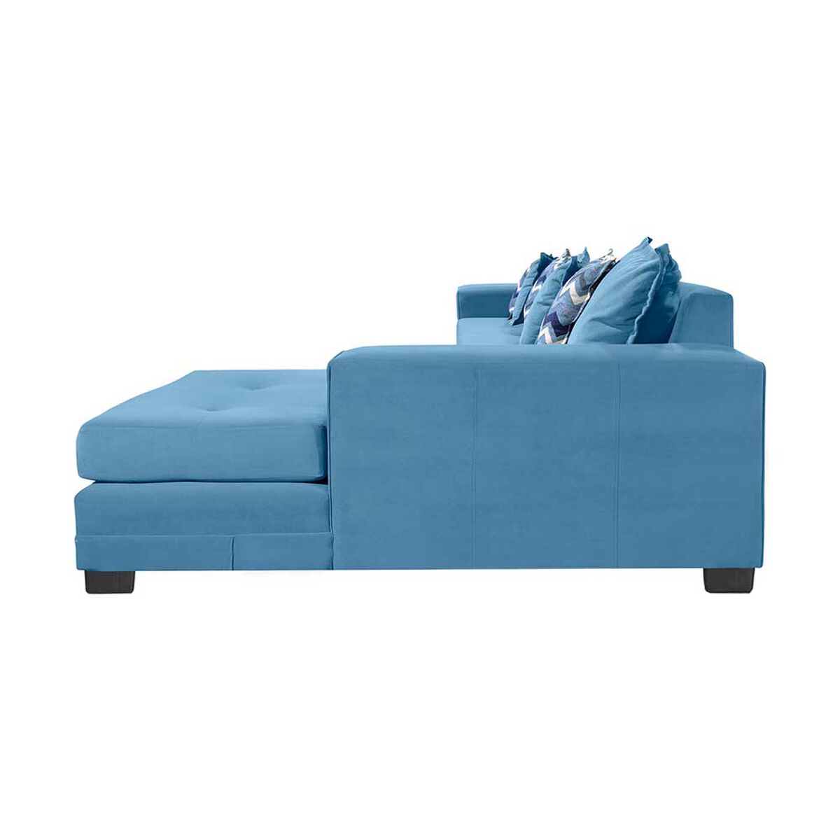 Sof&aacute; Seccional Living Factory Venecia 5 Cuerpos Azul