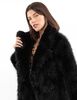 Abrigo Trench Peludo Mujer Zibel