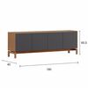 Rack Roca Barcelona 75" Grafito