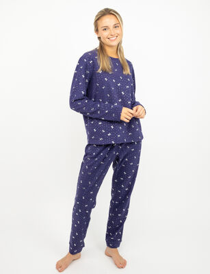 Imagen 2 del producto Pijama Polar Mujer Icono Azul, Rosa