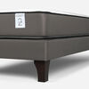 Cama Europea Rosen 1 Plaza New Style 2 Plus + Respaldo + Velador Ferrara