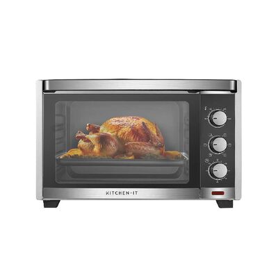 Horno El&eacute;ctrico Kitchen-It Silver Series 45 lts.
