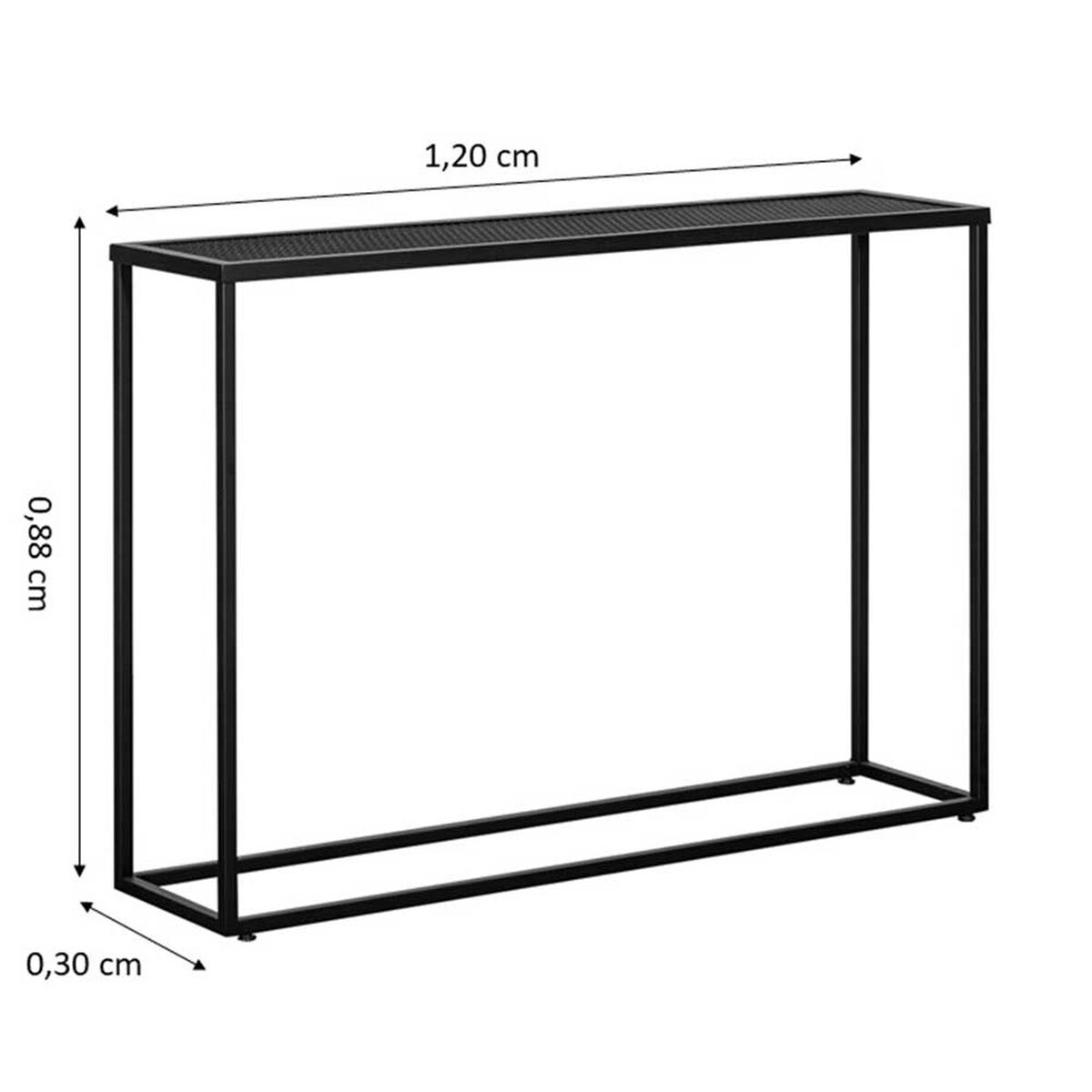 Mesa de Arrimo Innovamuebles Turquía Negro