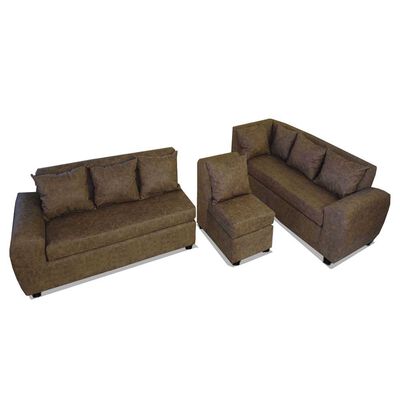 Imagen 2 del producto Sofá Seccional Modular Elegant Detail Houston 7 Cuerpos Tostado