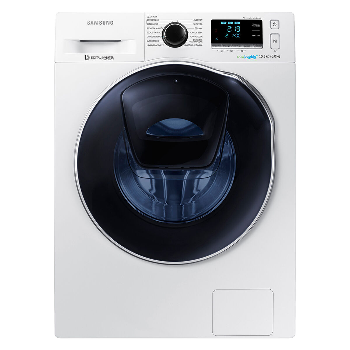 LAVADORA_A SAMSUNG  WD10K6410W 10.5/6KG