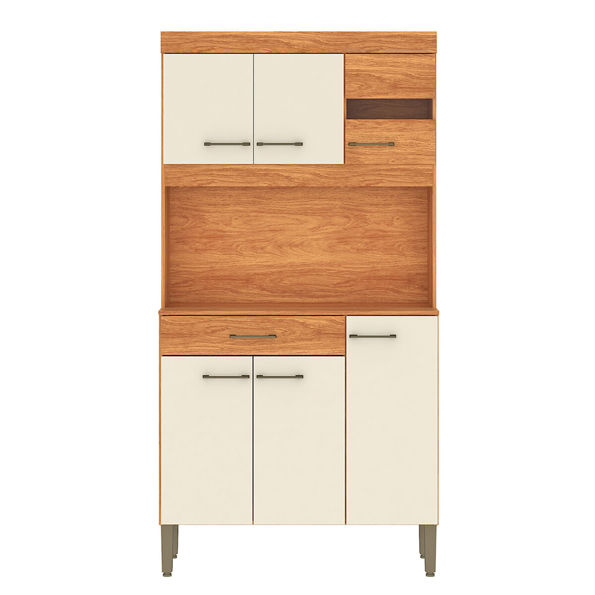 Kit Cocina Vekkahome Carla 5 Puertas Beige