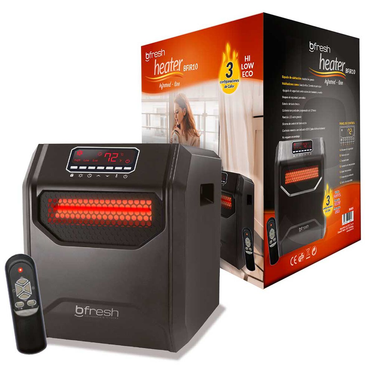 Estufa Eléctrica B-Fresh R6601