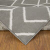 Bajada De Cama Modalfo Kashan King 60 x 90 cm Gris