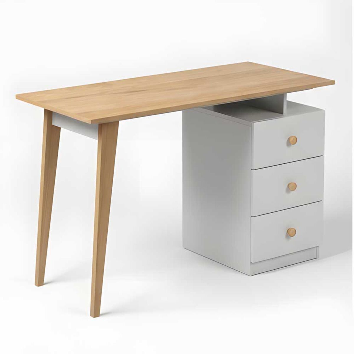 Escritorio Home Mobili Hamar 3 Cajones