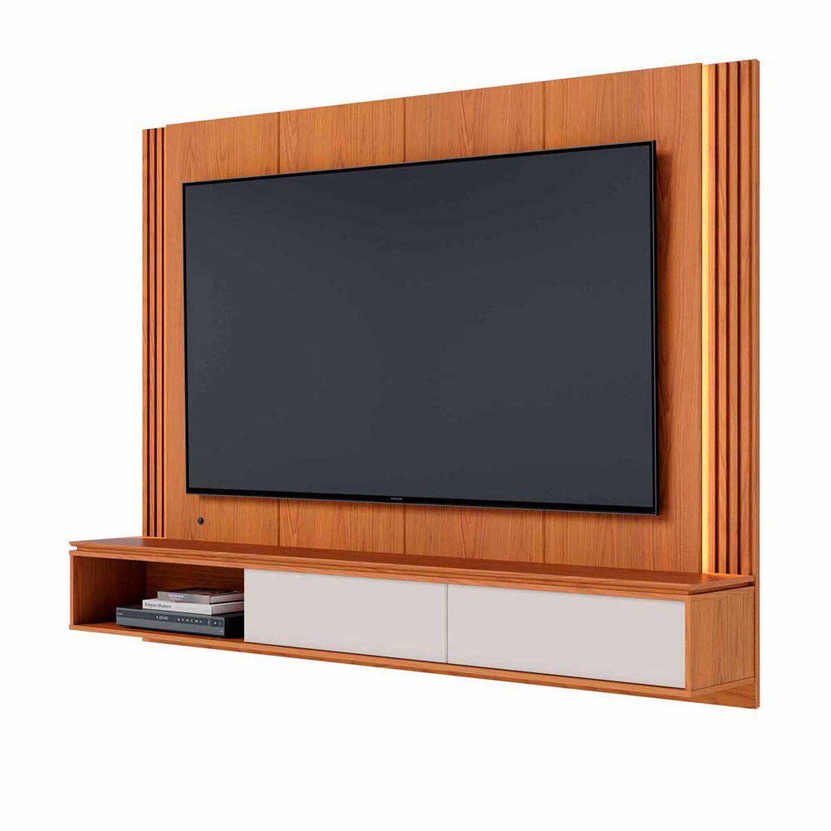 Panel TV Altavision Loa Blanco y Café