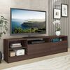 Rack TV Vekkahome Moyan 2 Puertas Café