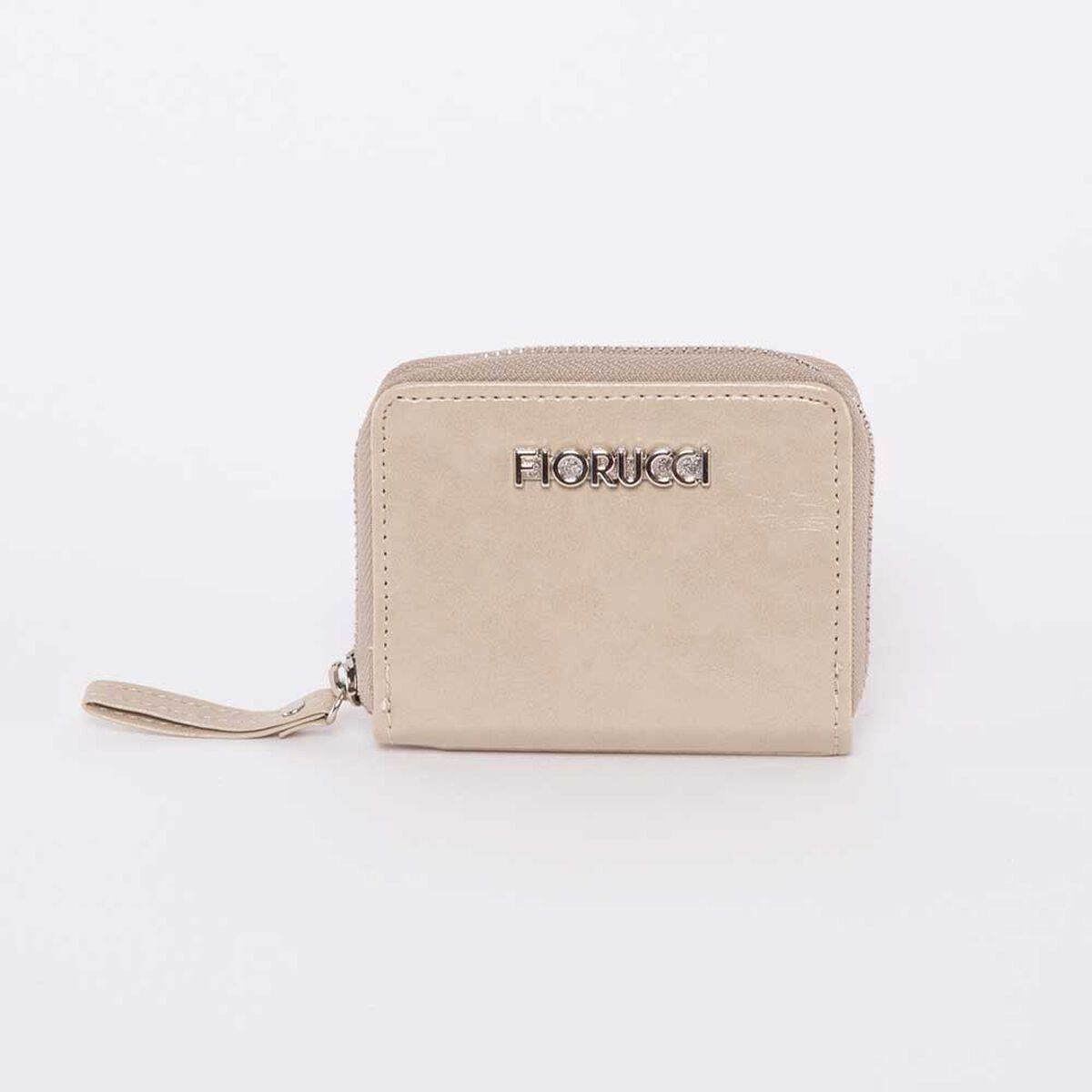 Billetera Eco Cuero Taupe Mujer Fiorucci
