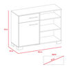Rack TV Hasta 50" + Buffet + Mesa de Centro TuHome Marsella Gales-Duna