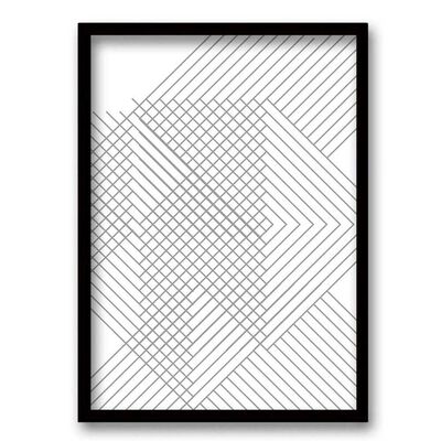 Imagen 1 del producto Cuadro Decorativo Retela Abstract Hip Lines Il 50 x 35 cm