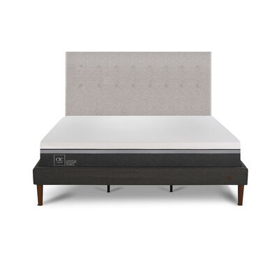 Imagen 1 del producto Cama Europea CIC King Ortopedic Advance + Respaldo Tigris