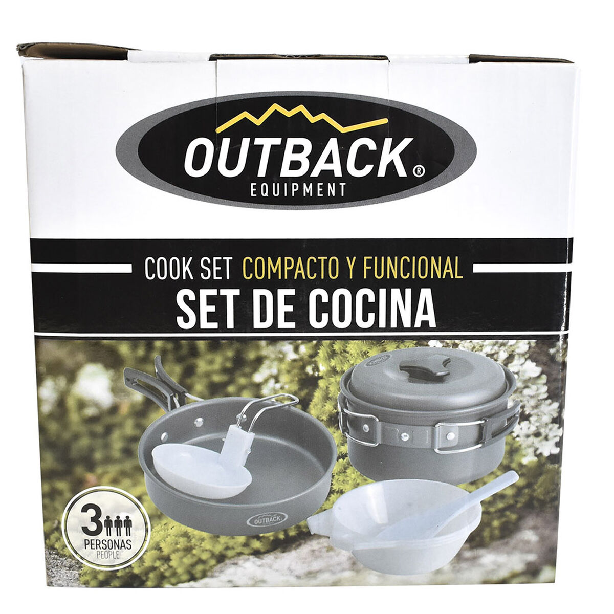 Set de Cocina Outback Set para 3 Personas