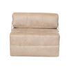 Sof&aacute; Cama Latam Home Cuero Kentucky Siena 1 Cuerpo Beige