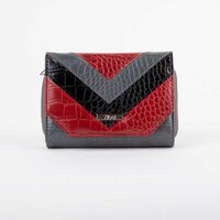 Billetera Negro-Rojo Zibel