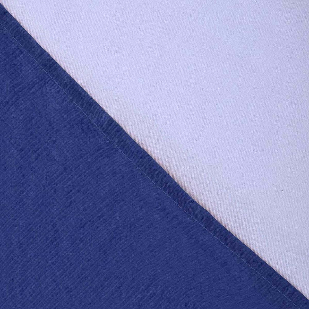 Faldón Mashini 144 Hilos King Liso Azul