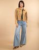 Chaqueta Suede Flecos Mujer Zibel