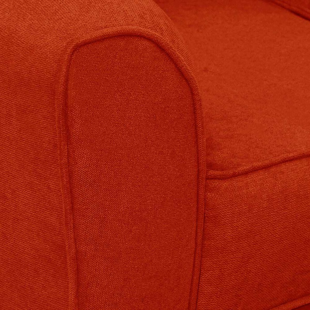 Sofá Elegant Detail Minesota 3 Cuerpos Rojo