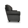 Sof&aacute; Muebles MPR Boston 3 Cuerpos + 2 Pouf Negro